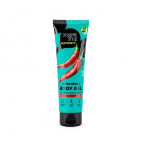 Gel de corp pentru mușchi Organic Shop SPORT After Sport alinarea durerii, efect de încălzire rapidă, 75 ml